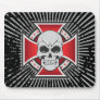 Skull & Iron Cross: Vector Drawing: Mousepad