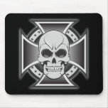 Skull & Iron Cross: Vector Drawing: Mouse Pad