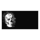 Skull Kiss Gothic Goth Photo Greeting Card