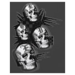 Skull Kisses Gothic Goth Full Color Flyer