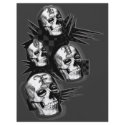Skull Kisses Gothic Goth flyers
