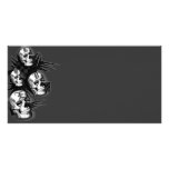 Skull Kisses Gothic Goth photo cards