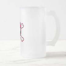 Skull Kitty Pink Coffee Mugs