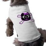 Skull Kitty purple pet clothing