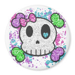 SKULL Locker Magnets, Refrigerator Back to school