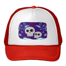 Skull Love Mesh Hat