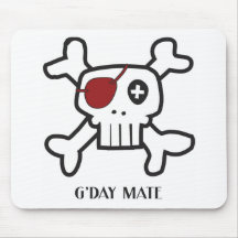 Skull Mate Mouse Pad