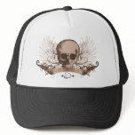 Skull montage - bronze hats