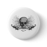 Skull montage - grey buttons