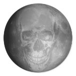 Skull Moon Sticker