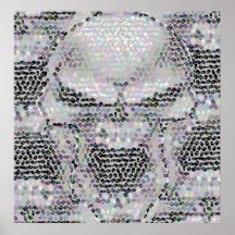 Skull Mosaic Print