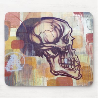 Skull Mouse Mat by pantavila