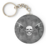 Skull N Axes Keychain