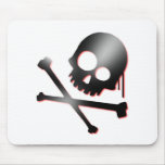 skull n bones 2 mousepads