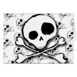 Skull N Bones with backdrop Cards