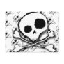 Skull N Bones with backdrop Postcards
