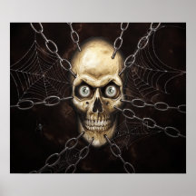 Skull N Chains Poster