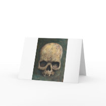 Skull of a witch cards