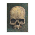 Skull of a witch postcards