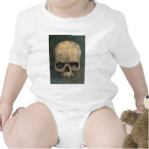 Skull of a witch t-shirts