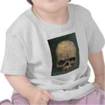 Skull of a witch t-shirts