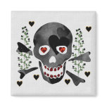 Skull of Hearts Magnet