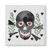 Skull of Hearts Magnet