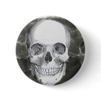 Skull on black pin