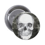 Skull on black pin