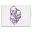 Skull Pencil Sketch cards