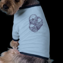 Skull Pencil Sketch pet clothing