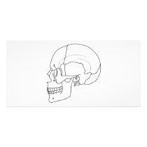 SKULL PHOTO CARD TEMPLATE