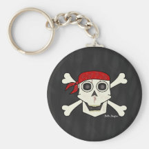 Skull Pirate Keychain