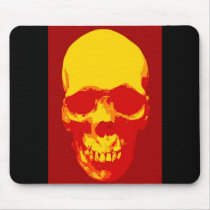 Skull Pop Art Mouse Mats
