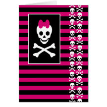 Skull Princess Cards