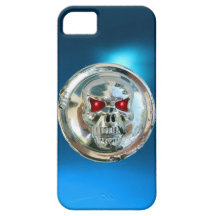 SKULL RIDERS MONOGRAM blue