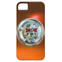 SKULL RIDERS MONOGRAM orange