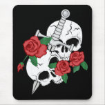 Skull, Roses and Dagger mousepads