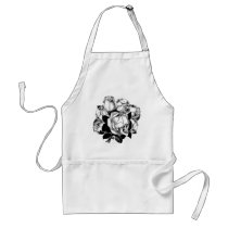 Skull Roses Aprons