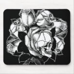 Skull Roses Mousepad