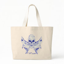Skull Sharks by FishTs.com Canvas Bags