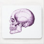 Skull Side Purple Mouse Pads