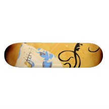 Skull Skate Board Deck