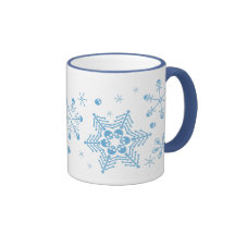 Skull Snowflakes Coffee Mugs