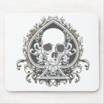 Skull Spade with gold mousepads