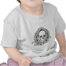 Skull Spade with gold T Shirt