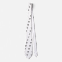 Skull Spade with gold Neck Ties