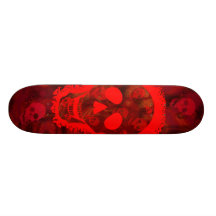 Skull Spectres Big Skull Red skateboard