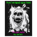 Skull Splatter Event Or Band Flyer