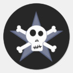 Skull & Star Stickers